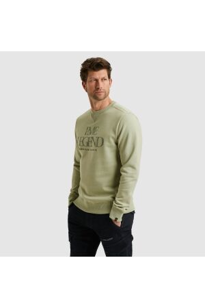 PME Legend Crewneck 3t cross fleece 6163 Dessert sage