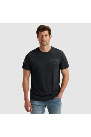 PME Legend Short sleeve r-neck melange jersey 5282 Carbon