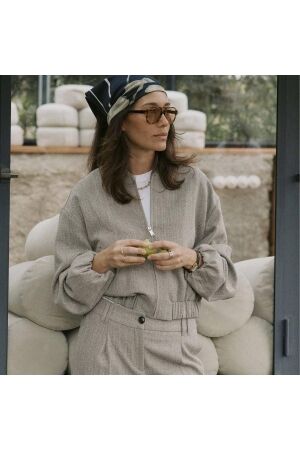 Opus Jalea herringbone 2088 Macadamia