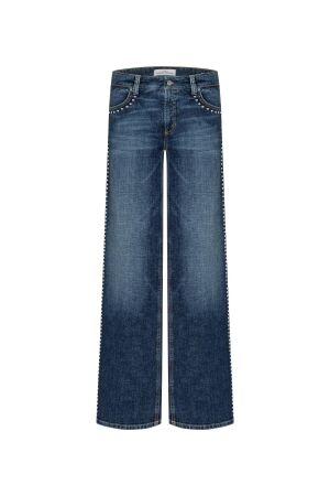 Cambio Aimee  5019 Dark cross authentic blue denim