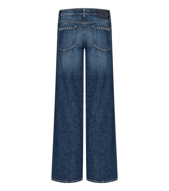 Cambio Aimee  5019 Dark cross authentic blue denim