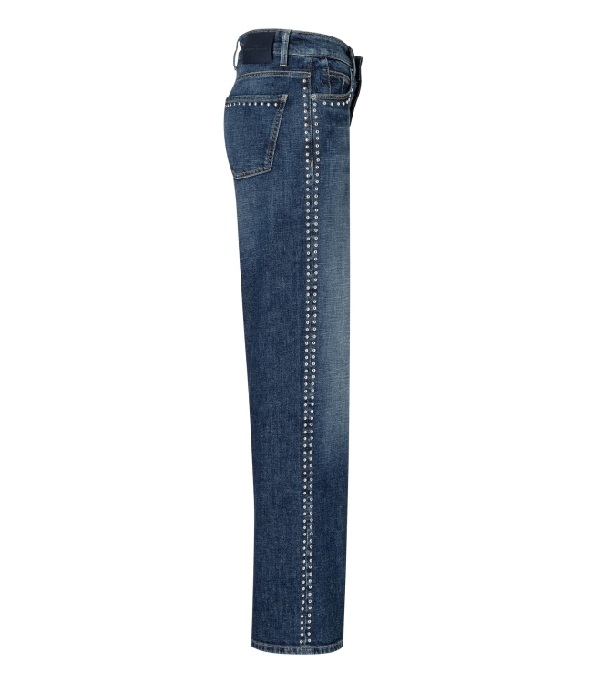 Cambio Aimee  5019 Dark cross authentic blue denim