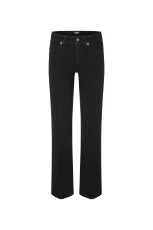 Cambio Paris flared 5000 Basic rinsed wash black denim