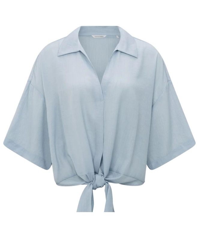 Yaya Top with knotted detail 99992 Baby blue
