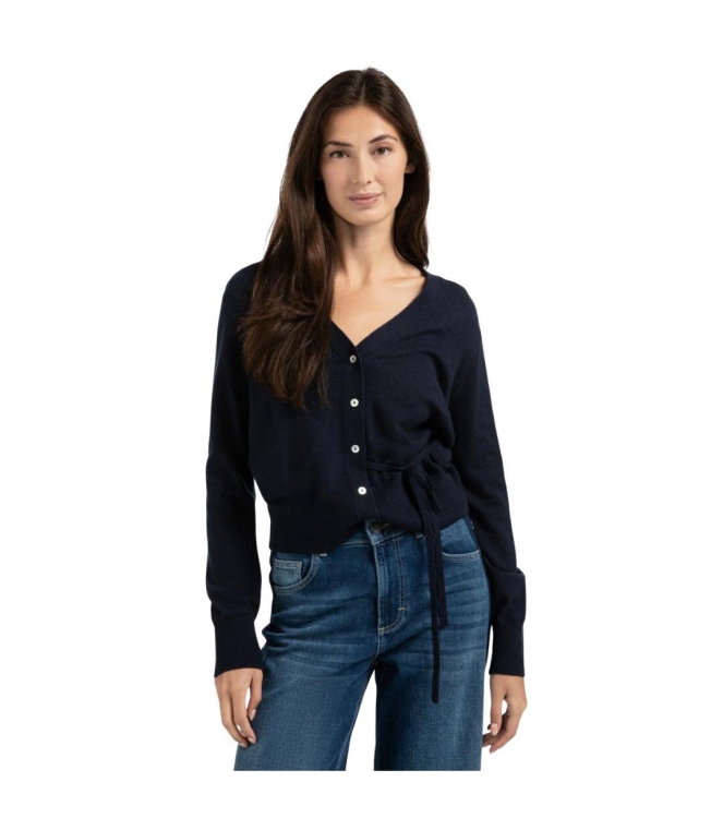 Yaya Cardigan with straps 94016 Inkwell blue