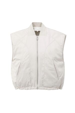 Yaya Nylon reversible bodywarmer 99013 Beige