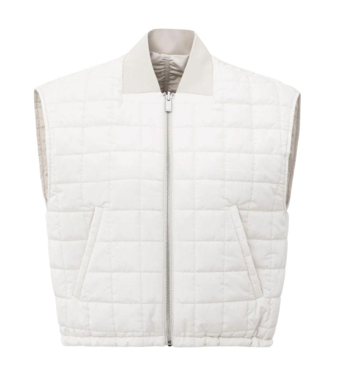 Yaya Nylon reversible bodywarmer 99013 Beige