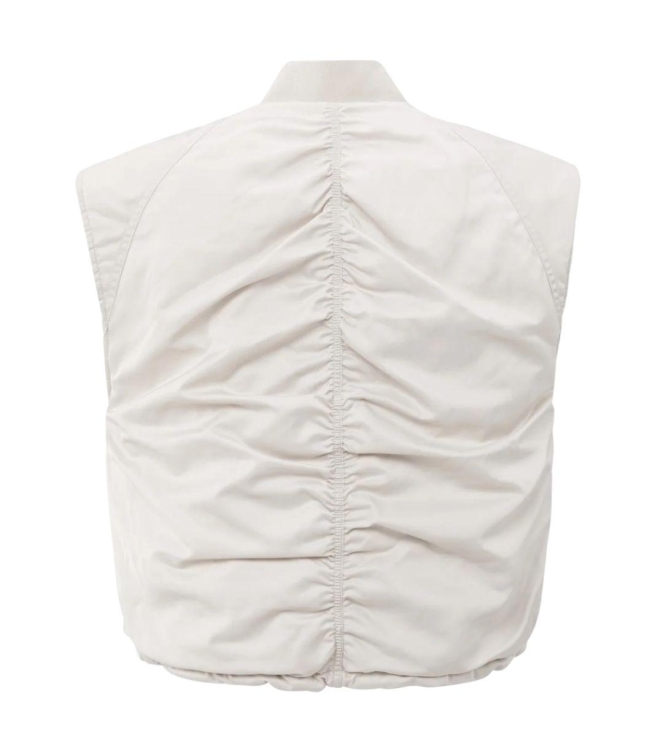 Yaya Nylon reversible bodywarmer 99013 Beige