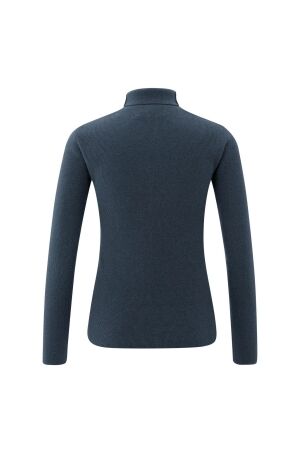 Yaya Ribbed top with turtleneck 94051 Collegiate blue