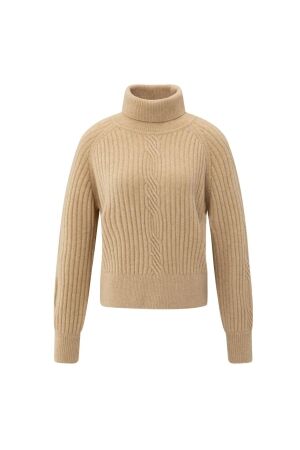 Yaya Sweater with cable detail