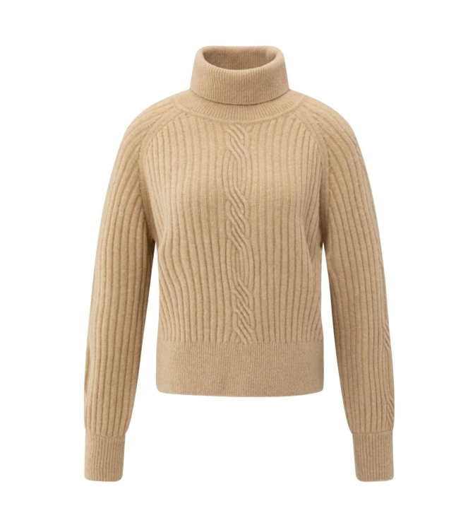 Yaya Sweater with cable detail