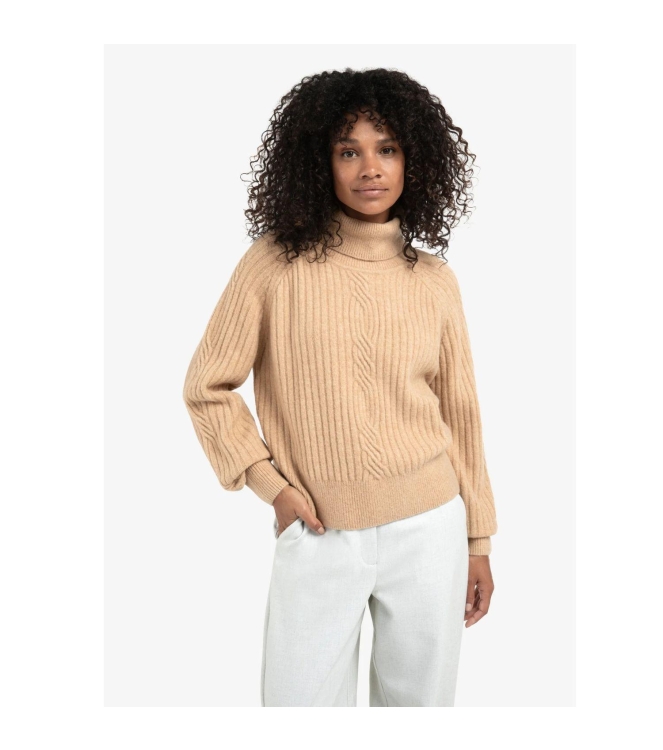 Yaya Sweater with cable detail