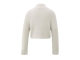 Yaya Fluffy cropped sweater 990312 Cloud grey 