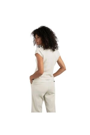 Yaya Sleeveless sweater with knot 990312 Cloud grey 