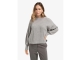 Yaya Ribbed sweater with round neck 99032 Taupe grey