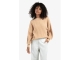 Yaya Ribbed sweater with round neck 99030 Light camel