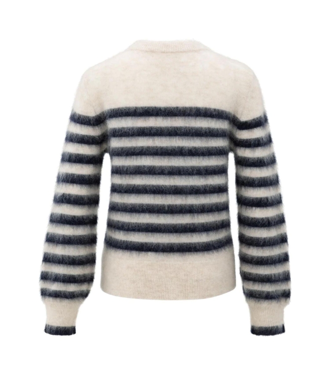 Yaya Striped sweater 940511 Collegiate blue dessin