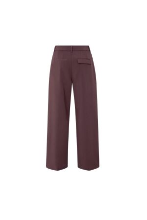 Yaya Trousers with satin side tape 916191 Fudge purple 
