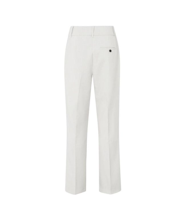 Yaya Trousers with chic waistband 990312 Cloud grey melange