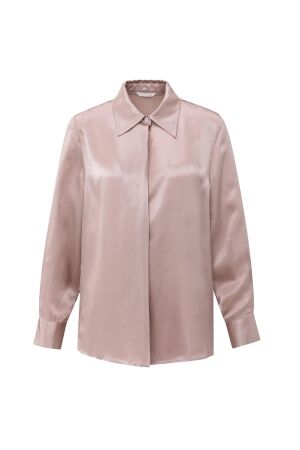 Yaya Satin blouse 61509 Shadow gray pink