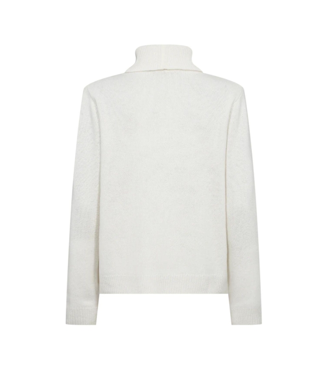 Freequent Plain knit roll neck Star off  white