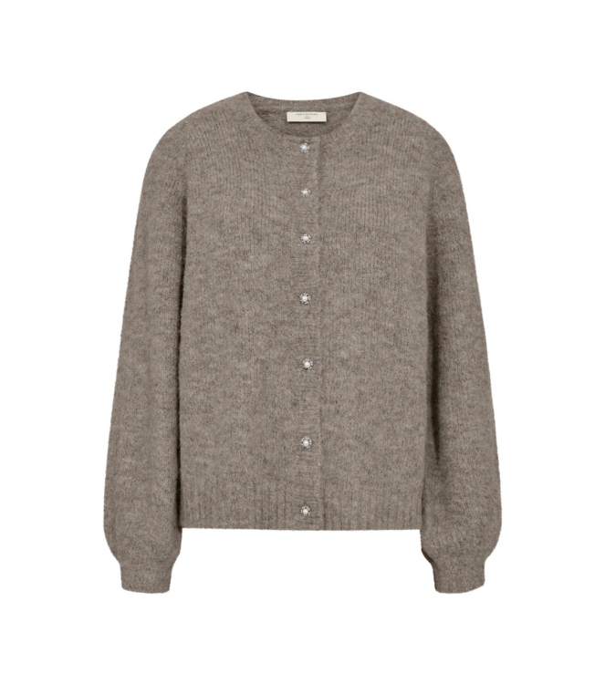 Freequent Fancy button Desert taupe mel