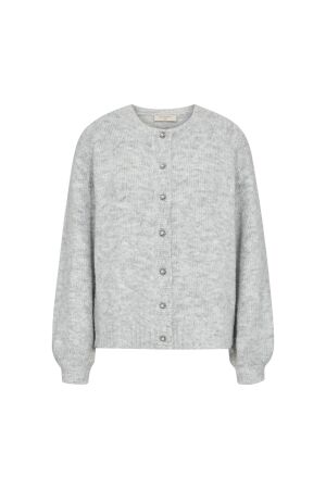 Freequent Fancy button Light grey melange