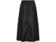 Freequent Faux leather skirt Black