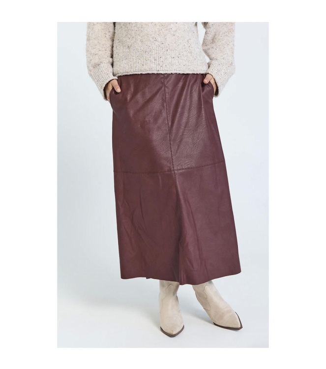 Freequent Faux leather skirt Port royale