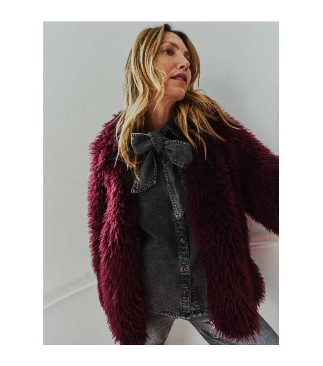 Freequent Faux fur zipper Port royale
