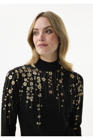 Leo en Ugo Top Black/gold