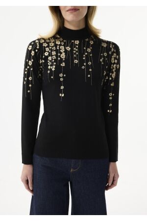 Leo en Ugo Top Black/gold