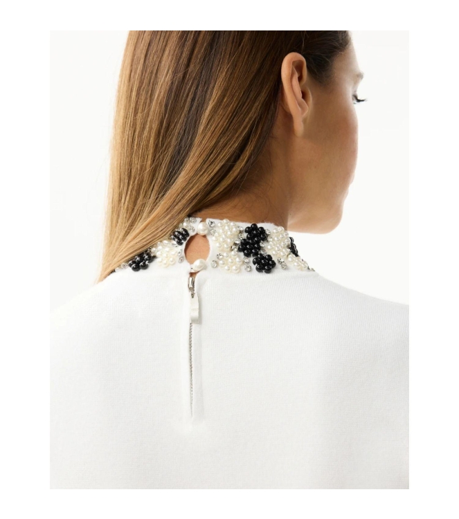 Leo en Ugo Top Off white/black