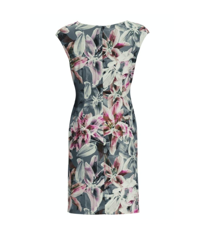 Swing Etui kleid scuba 3101 Timeless blue/multi