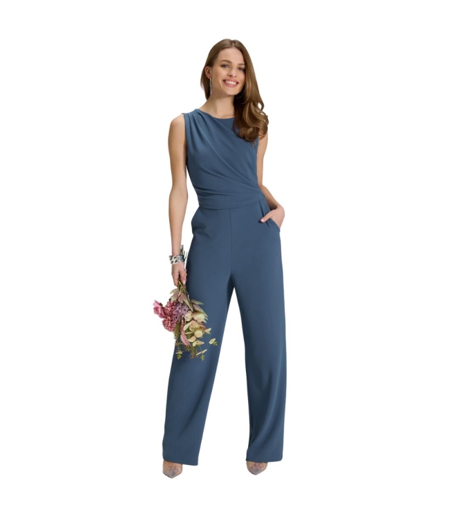 Swing Jumpsuit crepe 316 Timeless blue