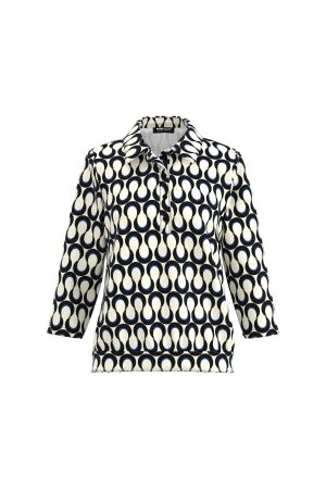 Frank Walder NOSTop/TShirt 552/055 Blue print