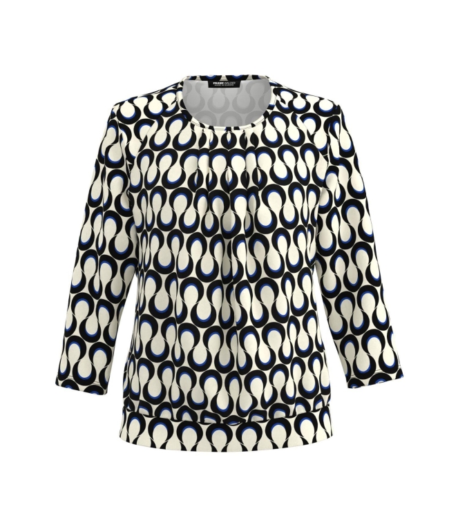 Frank Walder NOSBlusenshirts 552/055 Blue print