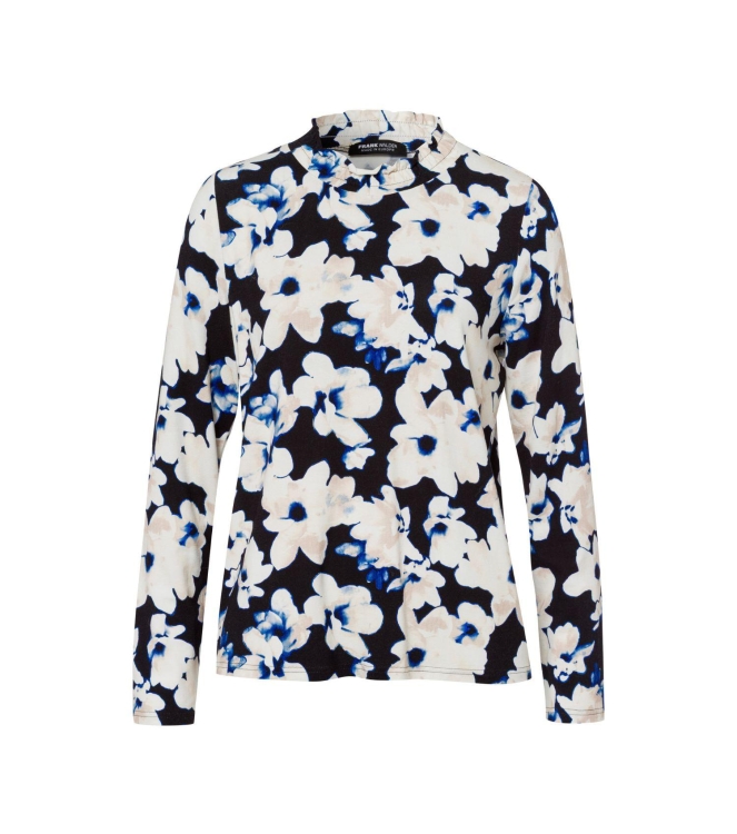 Frank Walder W52Top/TShirt 550/055 Blue print