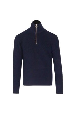 Paul and Shark Shark tag tech wool half zip sweater 50E