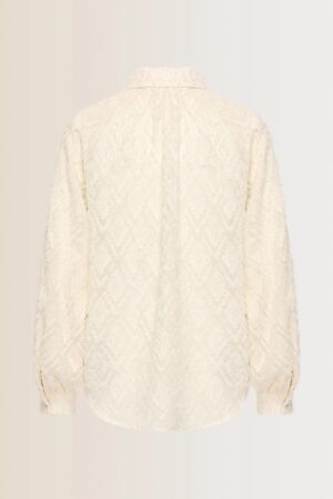 Expresso Blouse woven fancy structure EX207 Antique white