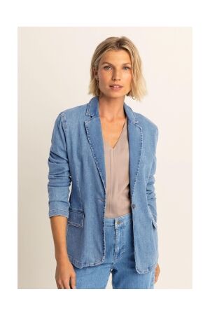 Expresso Blazer mid blue denim EX350 Mid blue denim