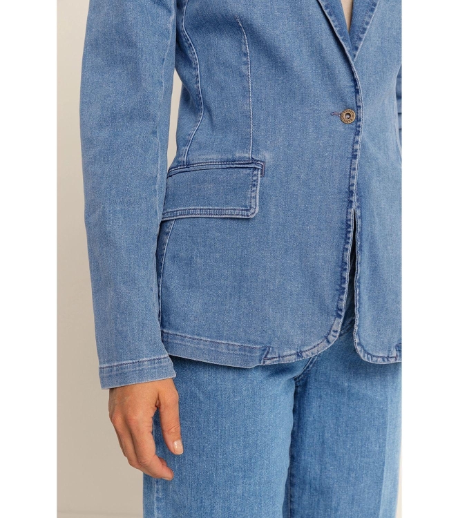 Expresso Blazer mid blue denim EX350 Mid blue denim