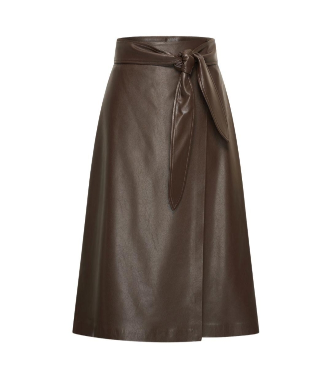 Expresso Skirt pu EX101 Dark coffee