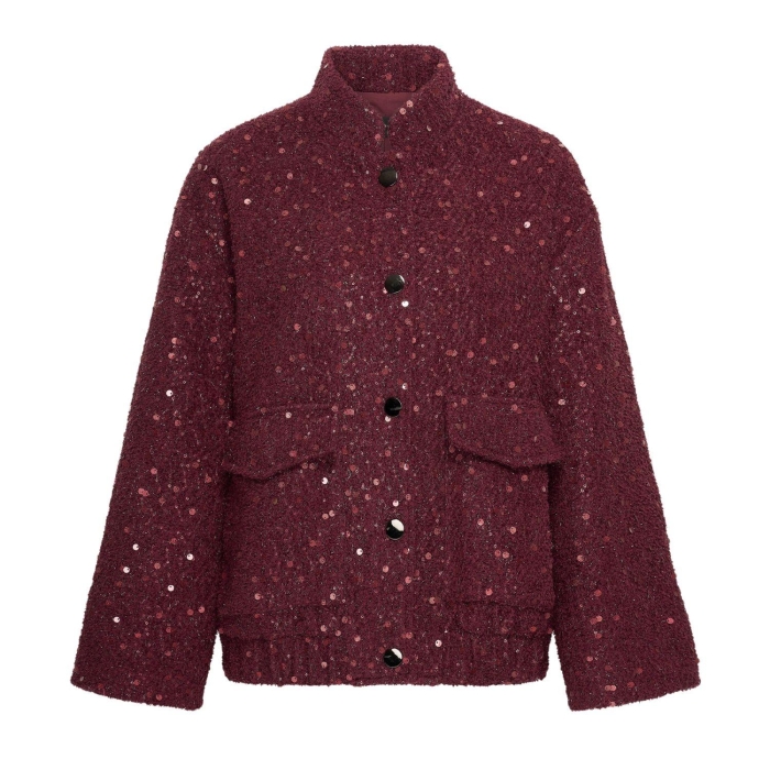 Expresso Jacket sequins EX400 Sangria