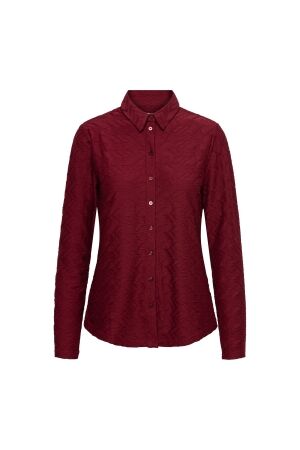 Co Woman LOTTE JACQUARD 56080 lw-wine red