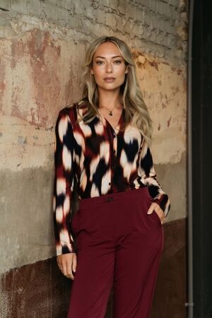 Co Woman VAYEN FADED BIG 56085 lw-wine red multi