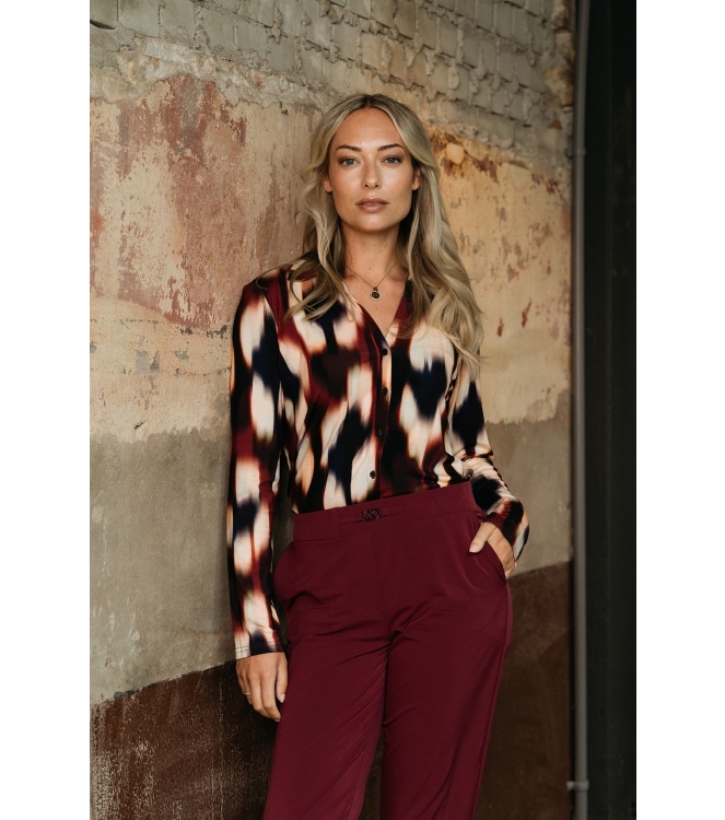 Co Woman VAYEN FADED BIG 56085 lw-wine red multi