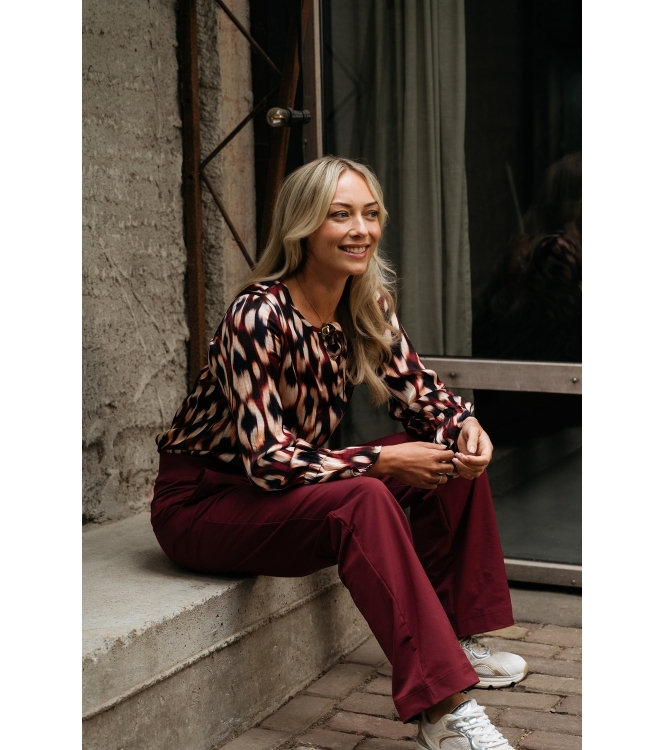 Co Woman MELINA FADED SMALL 56085 lw-wine red multi