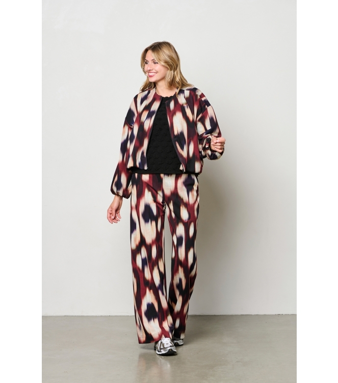 Co Woman DAWN FADED BIG 56085 lw-wine red multi