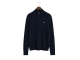Gant Lambswool Cable Knit Half-Zip Sweater 433 evening blue